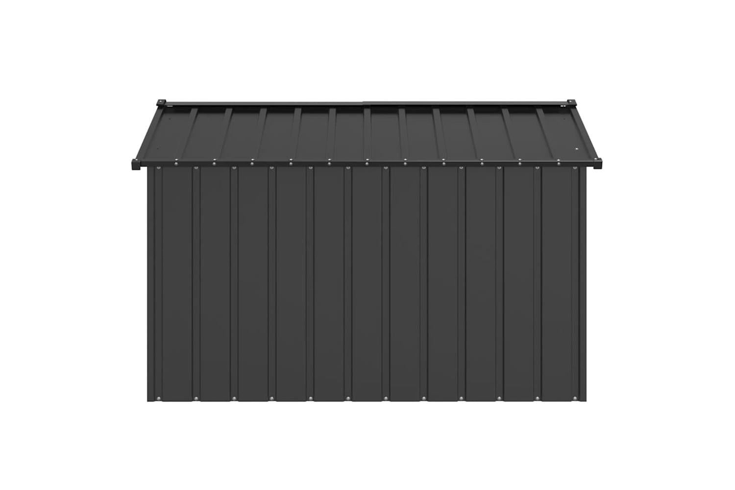 Dog House With Roof 113x153x101 Cm Galvanised Steel-4