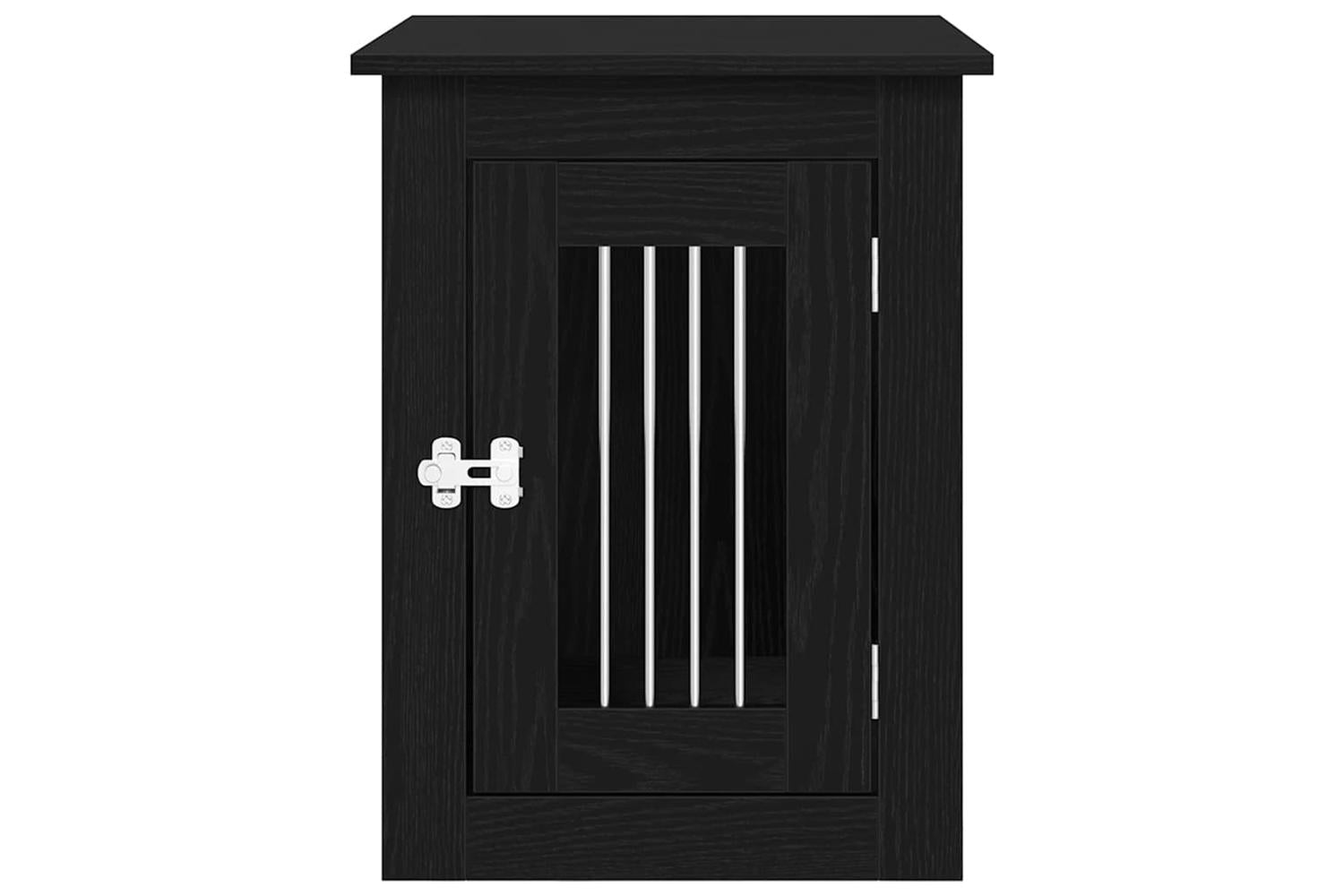 Dog Crate Furniture Black Oak 45x62x59 Cm Engineered Wood-6