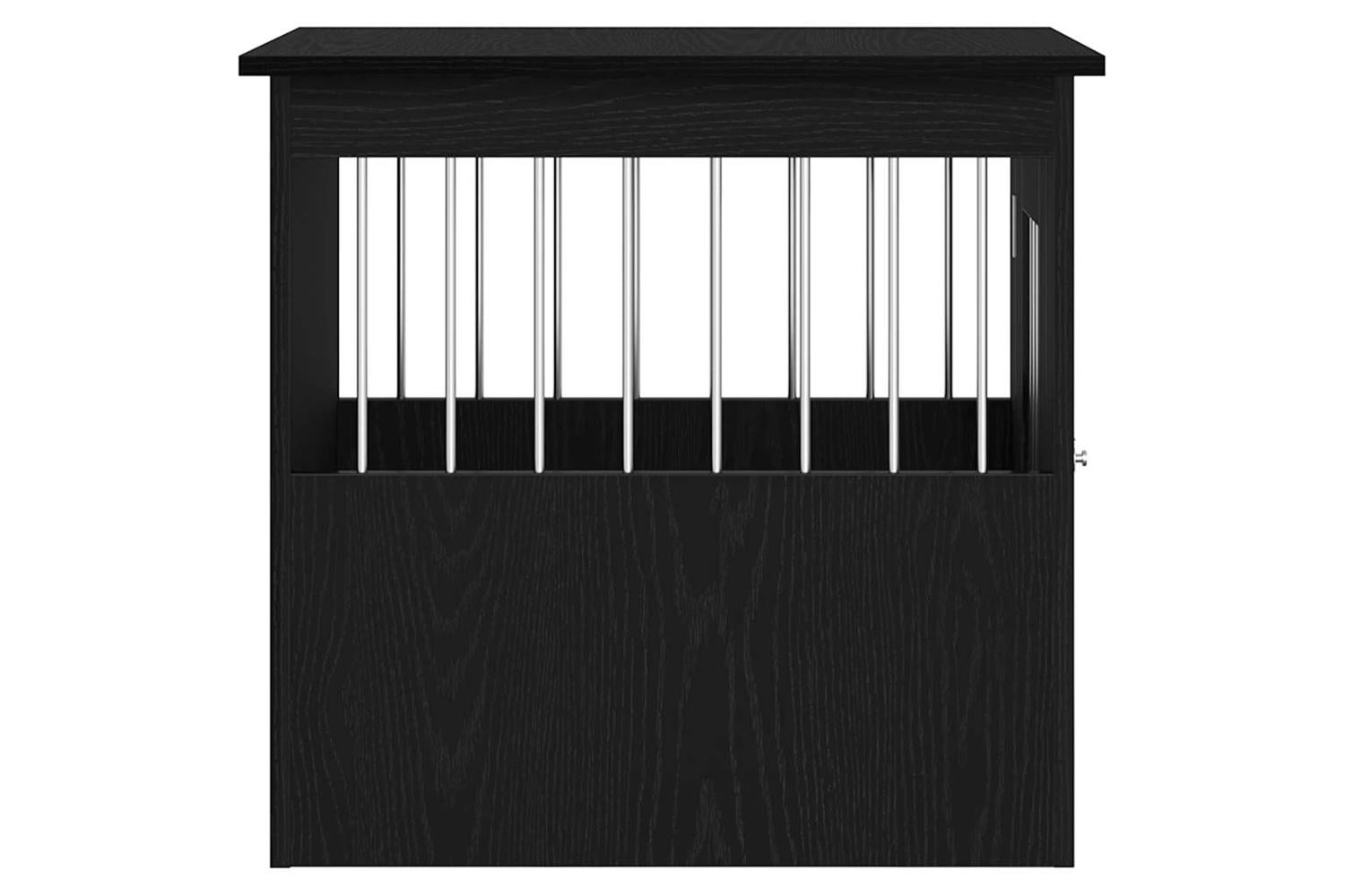 Dog Crate Furniture Black Oak 45x62x59 Cm Engineered Wood-7