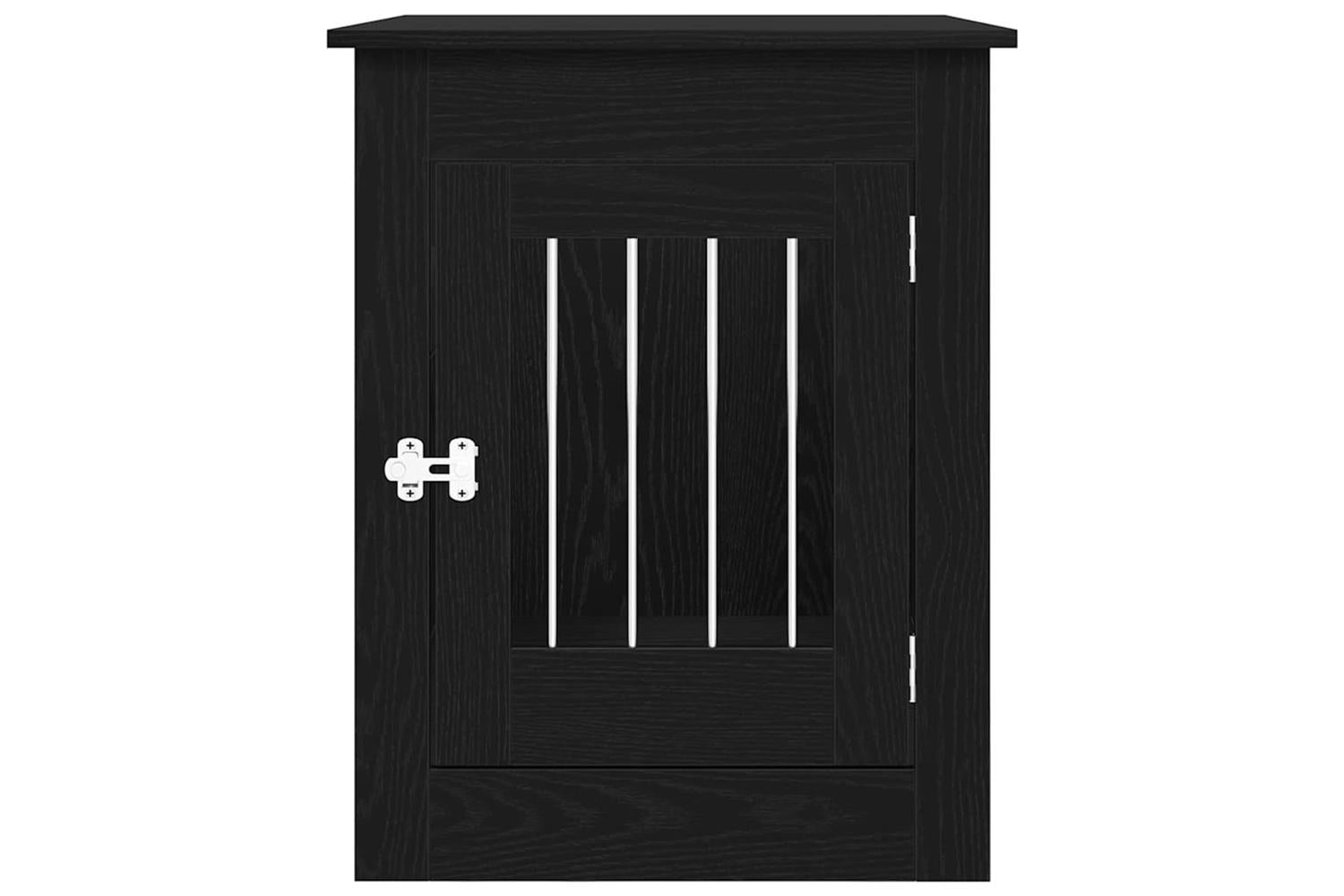 Dog Crate Furniture Black Oak 55x80x68 Cm Engineered Wood-6