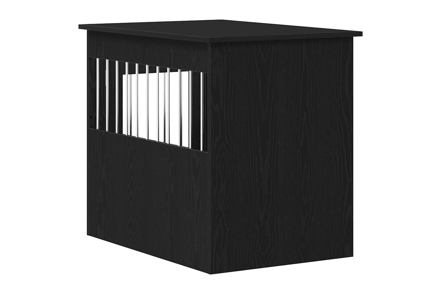 Dog Crate Furniture Black Oak 55x80x68 Cm Engineered Wood-8