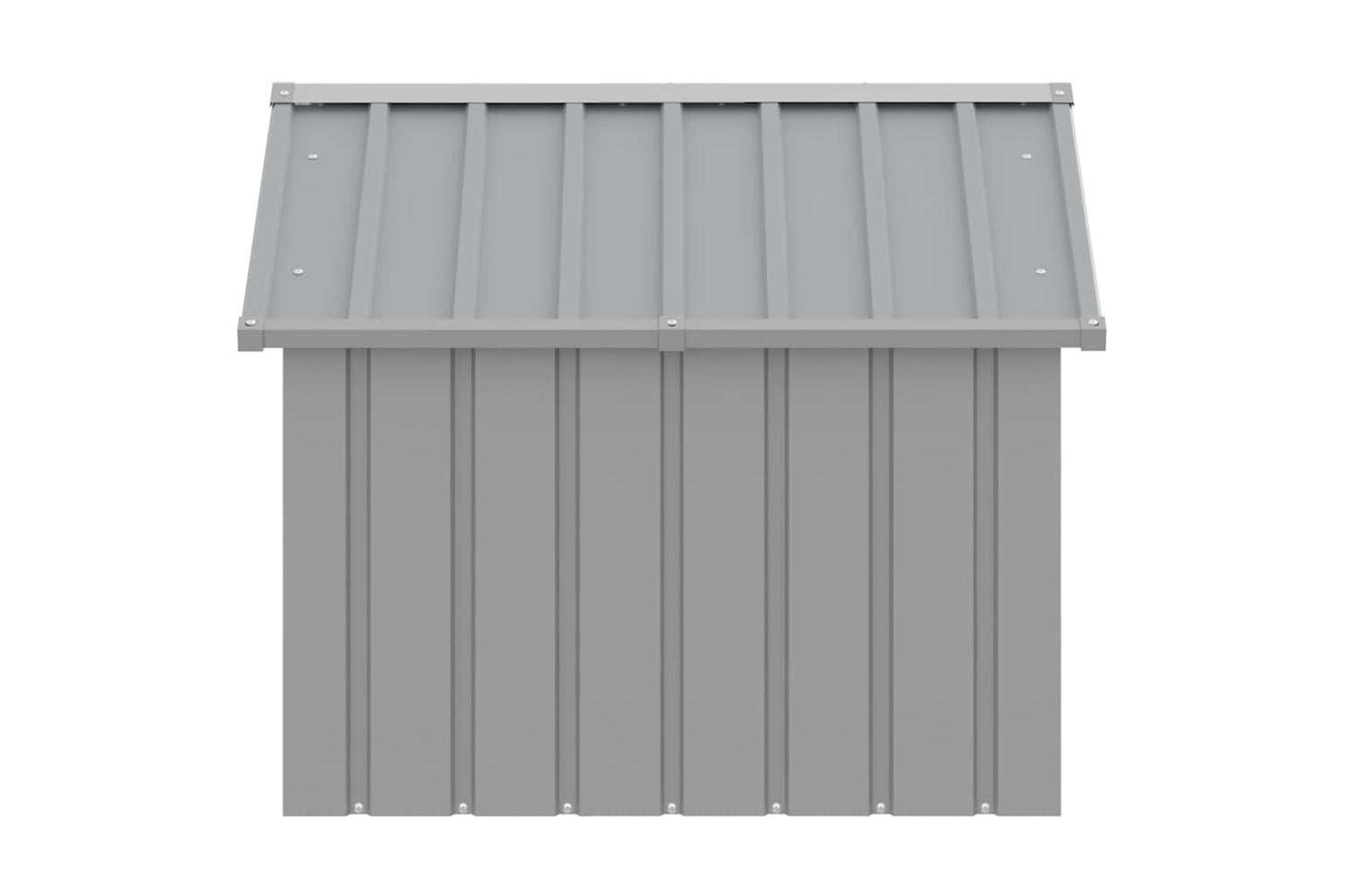 Dog House Grey 1165x103x815 Cm Galvanised Steel-6