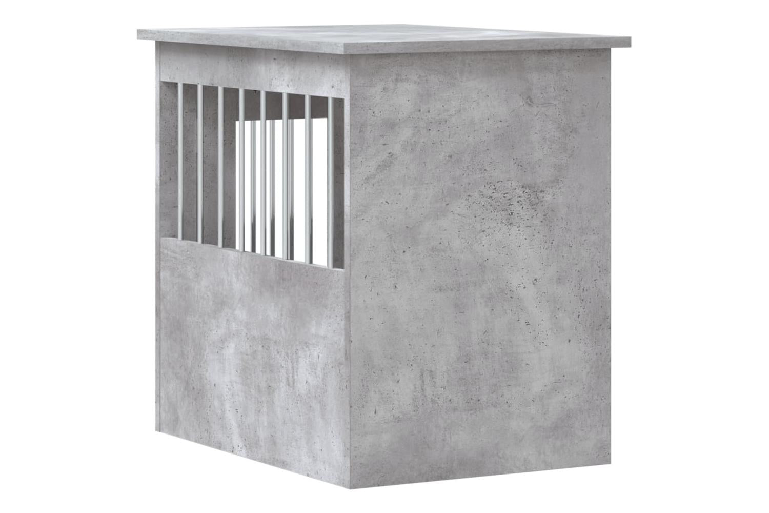 Dog Crate Furniture Concrete Grey 45x62x59 Cm Engineered Wood-9