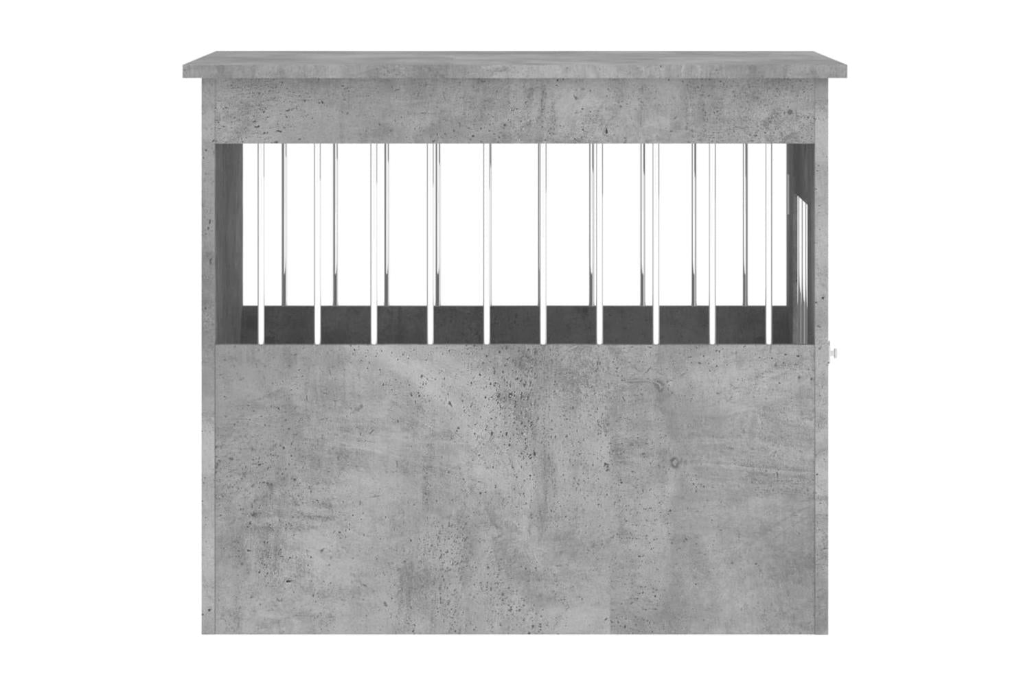 Dog Crate Furniture Concrete Grey 55x75x65 Cm Engineered Wood-8