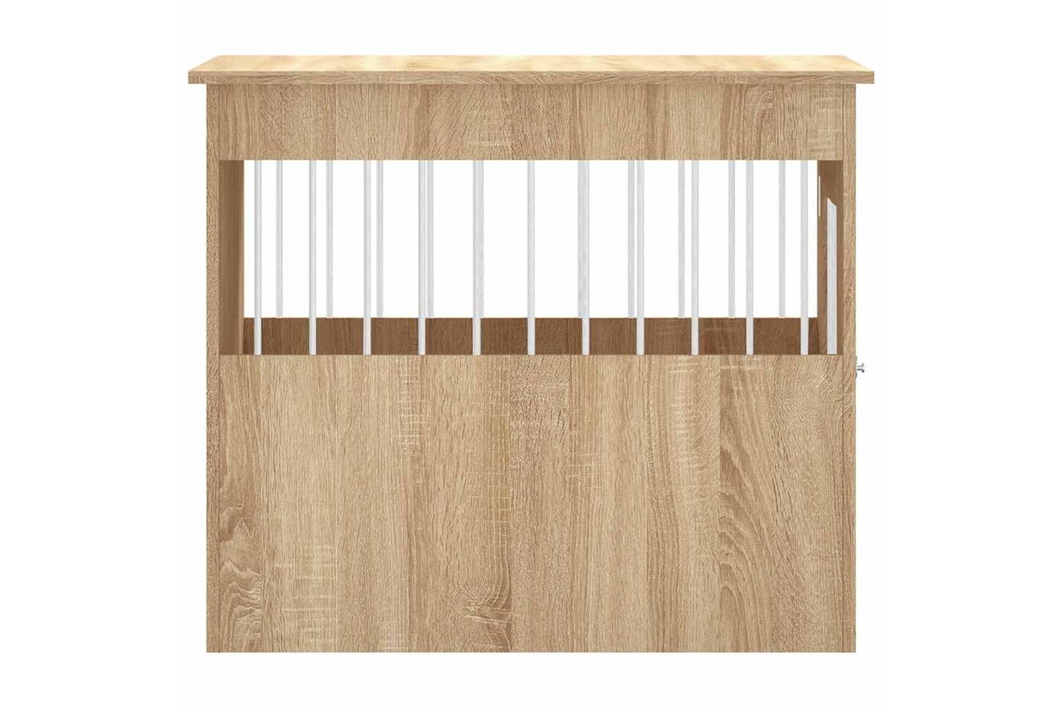 Dog Crate Furniture Sonoma Oak 55x80x68 Cm Engineered Wood-8