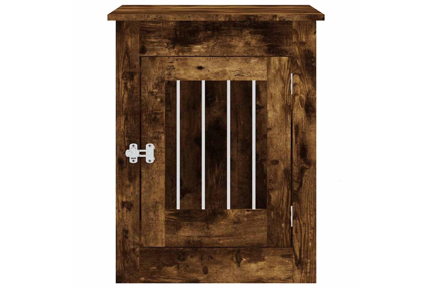 Dog Crate Furniture Smoked Oak 55x80x68 Cm Engineered Wood-7