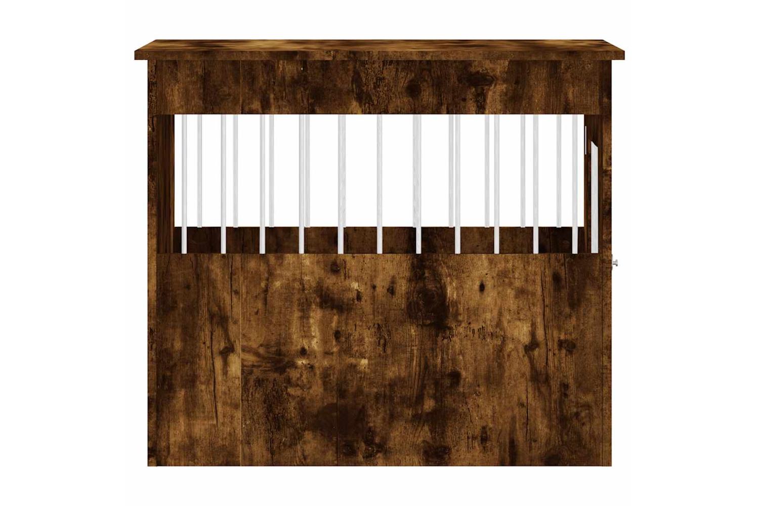 Dog Crate Furniture Smoked Oak 55x80x68 Cm Engineered Wood-8