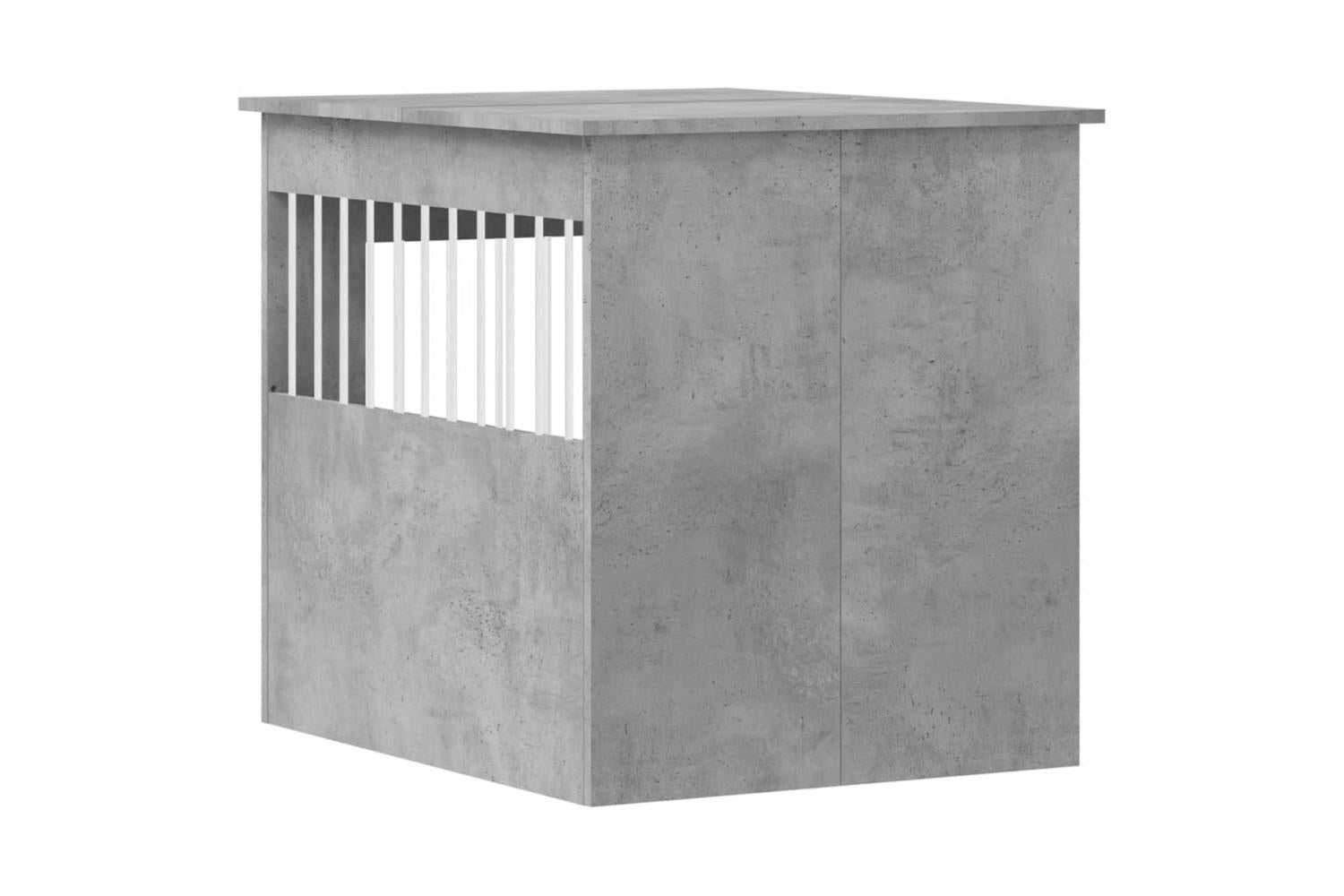 Dog Crate Furniture Concrete Grey 645x80x71 Cm Engineered Wood-9