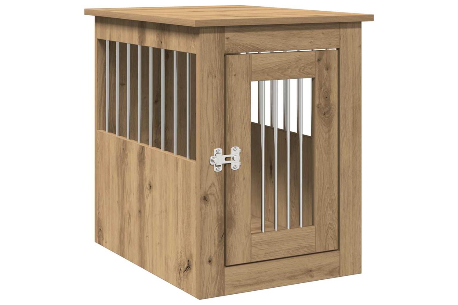 Dog Crate Furniture Artisan Oak 45x62x59 Cm Engineered Wood
