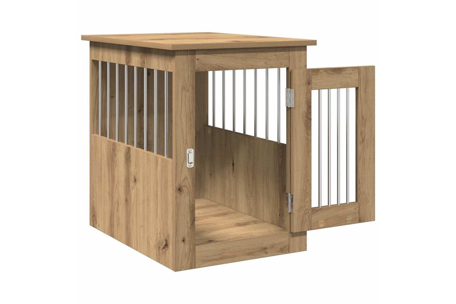 Dog Crate Furniture Artisan Oak 45x62x59 Cm Engineered Wood-4