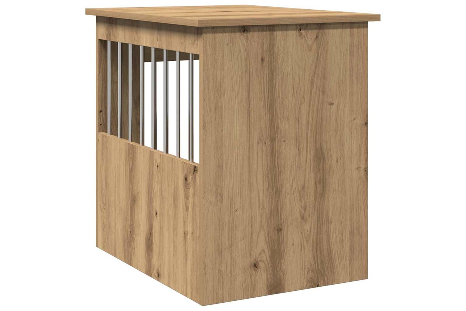 Dog Crate Furniture Artisan Oak 45x62x59 Cm Engineered Wood-7