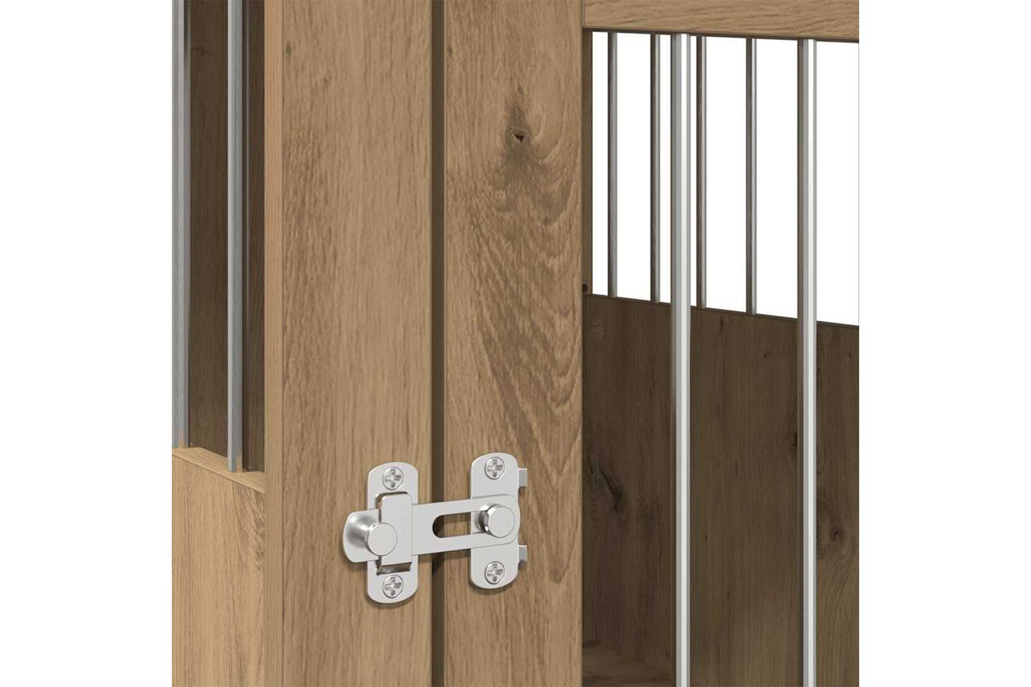 Dog Crate Furniture Artisan Oak 45x62x59 Cm Engineered Wood-9