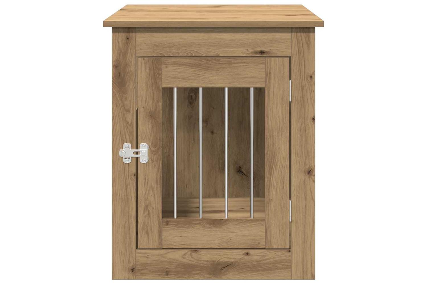 Dog Crate Furniture Artisan Oak 55x75x65 Cm Engineered Wood-5