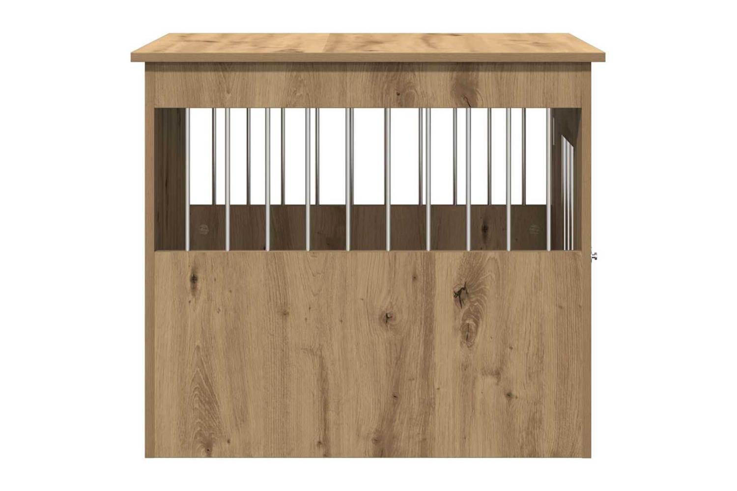 Dog Crate Furniture Artisan Oak 55x75x65 Cm Engineered Wood-6