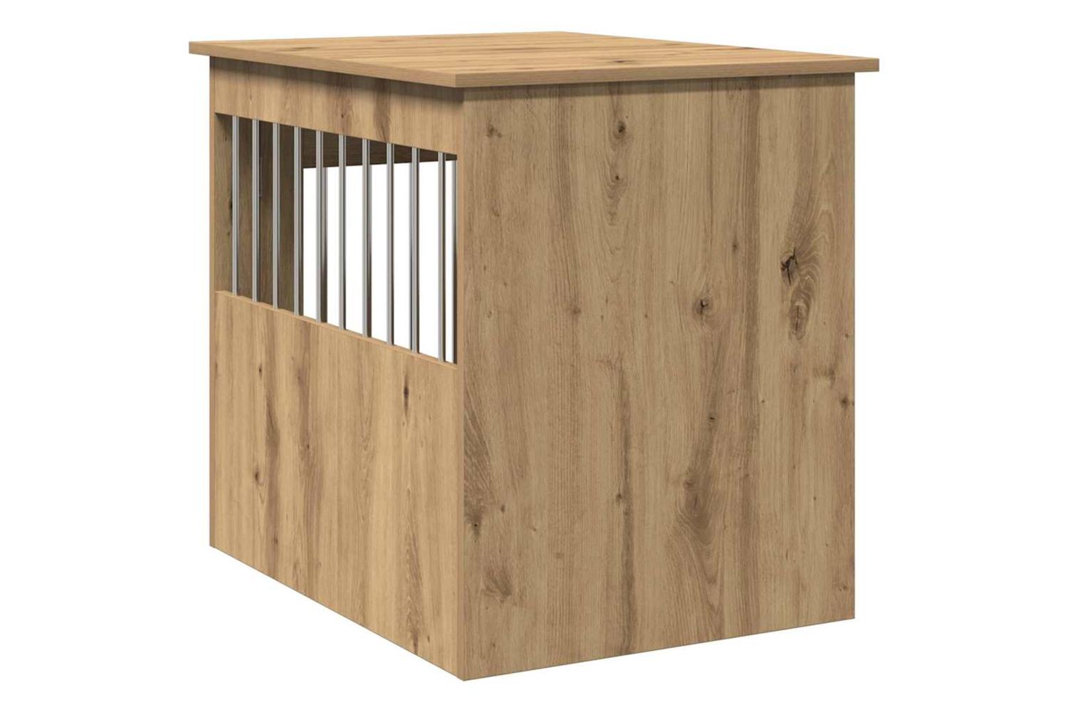Dog Crate Furniture Artisan Oak 55x75x65 Cm Engineered Wood-7