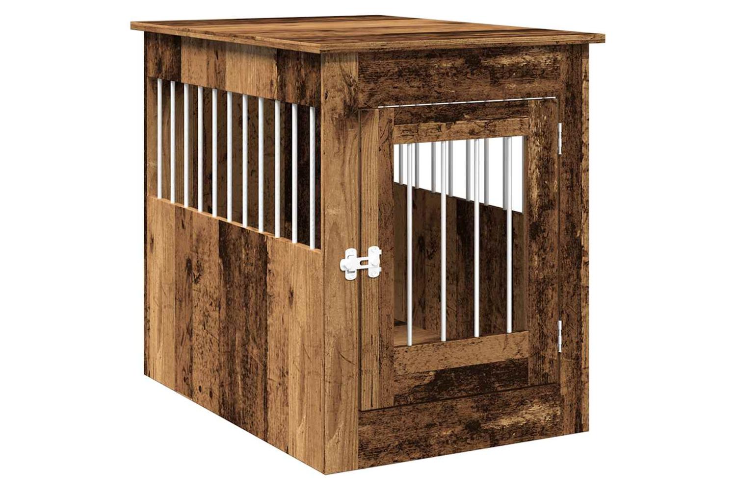 Dog Crate Furniture Old Wood 55x80x68 Cm Engineered Wood