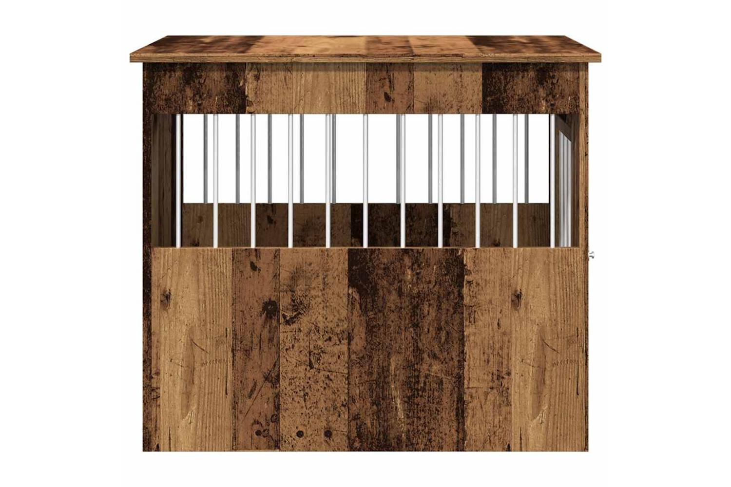 Dog Crate Furniture Old Wood 55x80x68 Cm Engineered Wood-6