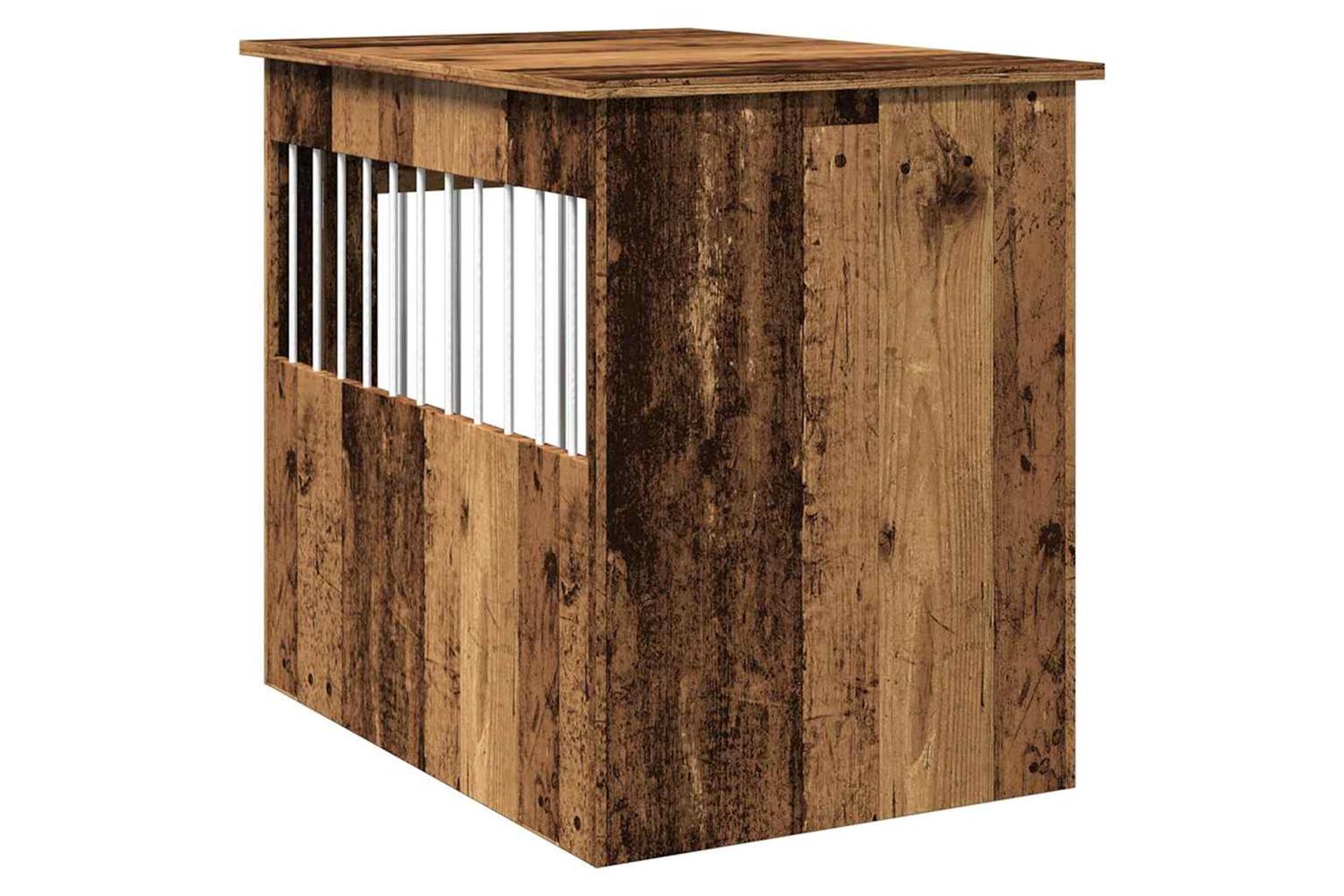 Dog Crate Furniture Old Wood 55x80x68 Cm Engineered Wood-7
