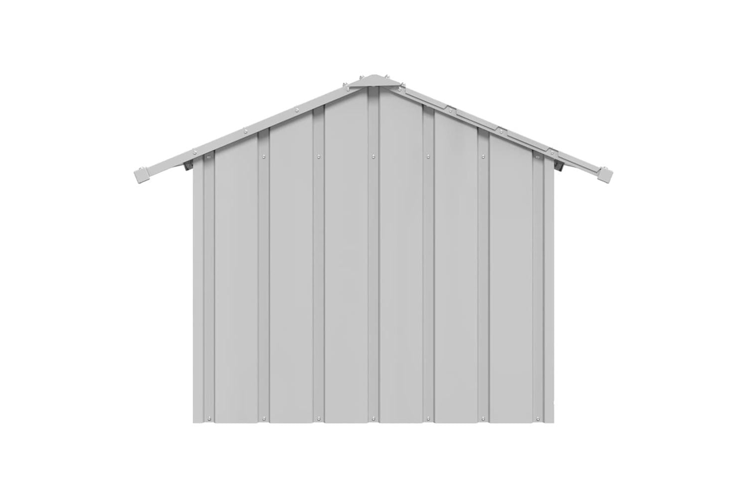 Dog House With Roof 85x107x81 Cm Galvanised Steel-4