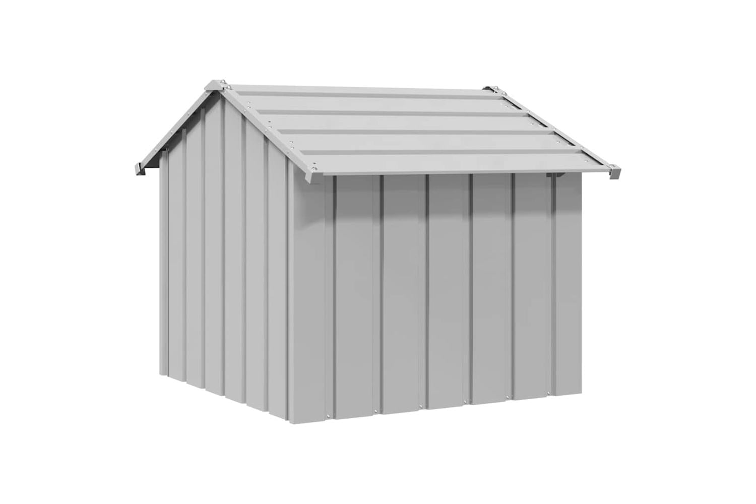 Dog House With Roof 85x107x81 Cm Galvanised Steel-5