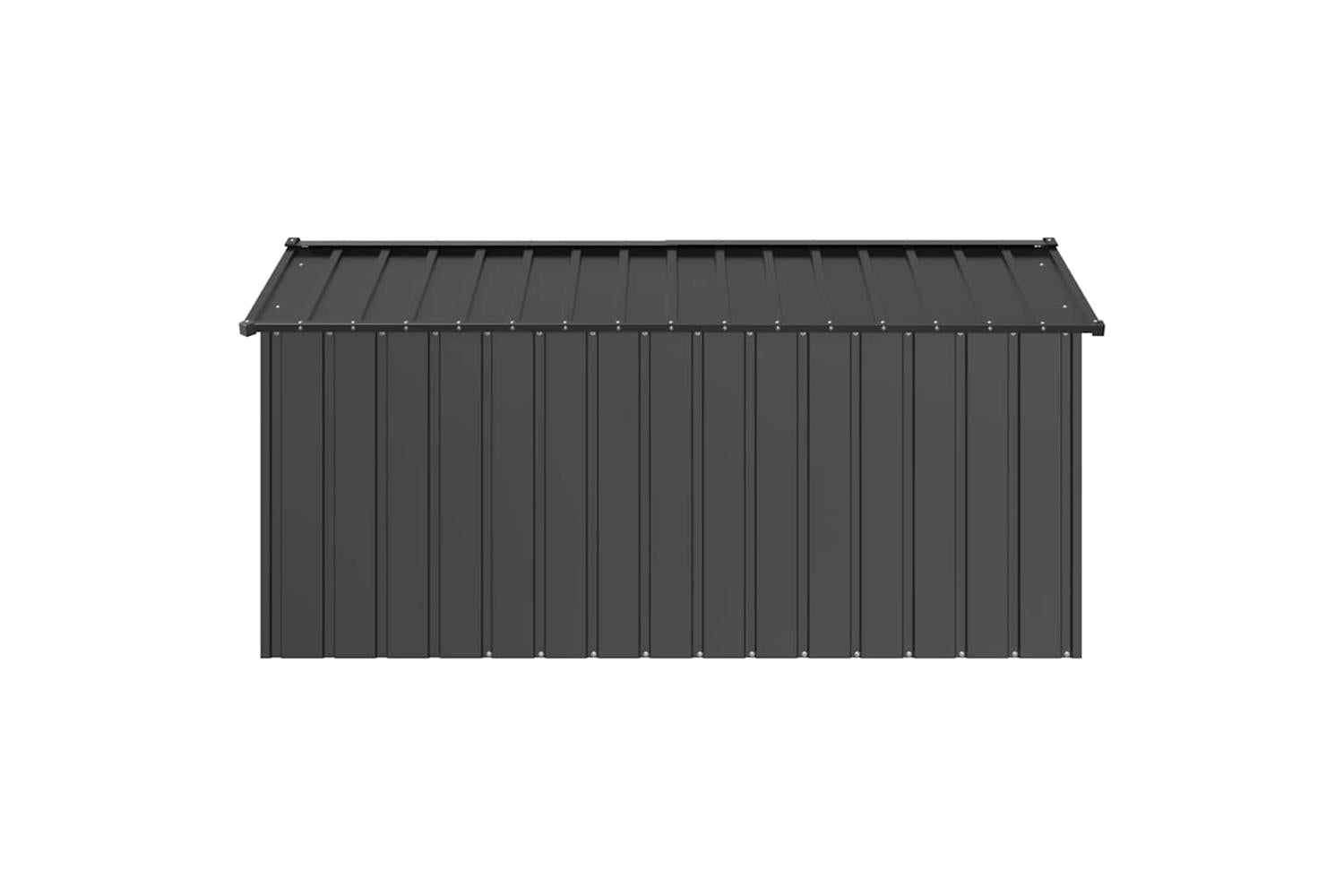 Dog House With Roof 114x202x101 Cm Galvanised Steel-4