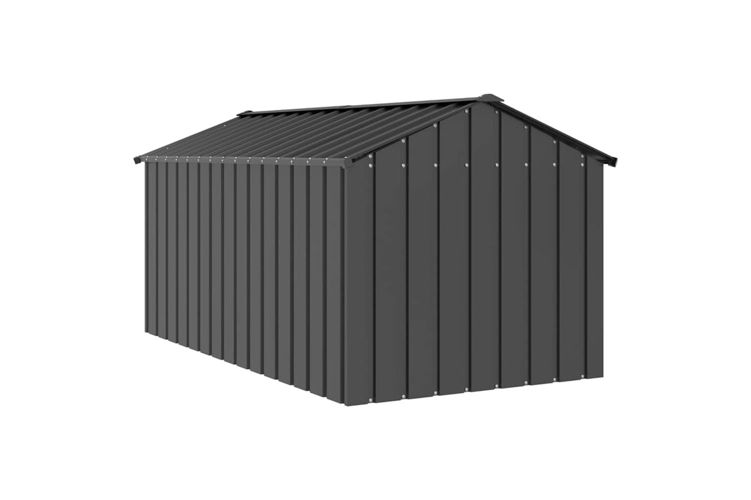 Dog House With Roof 114x202x101 Cm Galvanised Steel-5