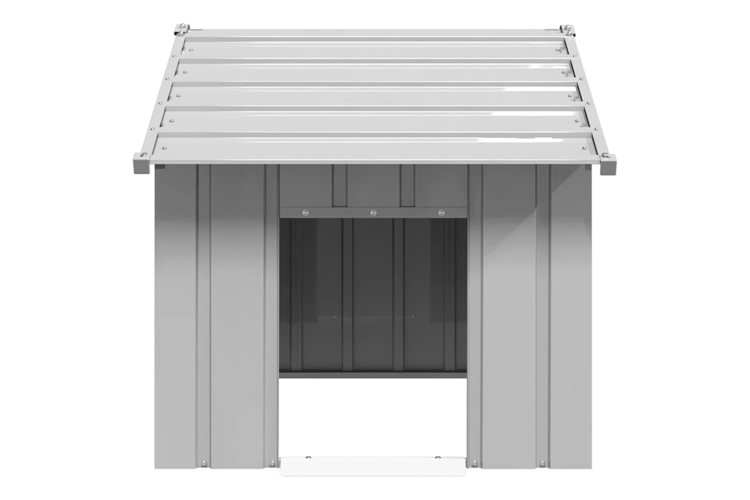 Dog House With Roof 83x130x85 Cm Galvanised Steel-3