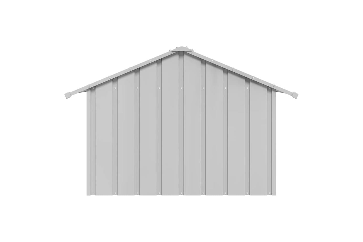 Dog House With Roof 83x130x85 Cm Galvanised Steel-4