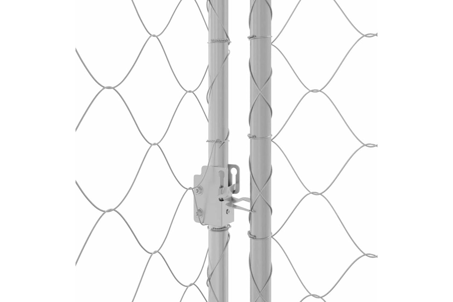 Dog Cage 200 X 200 X 258 Cm Steel And Pe-7