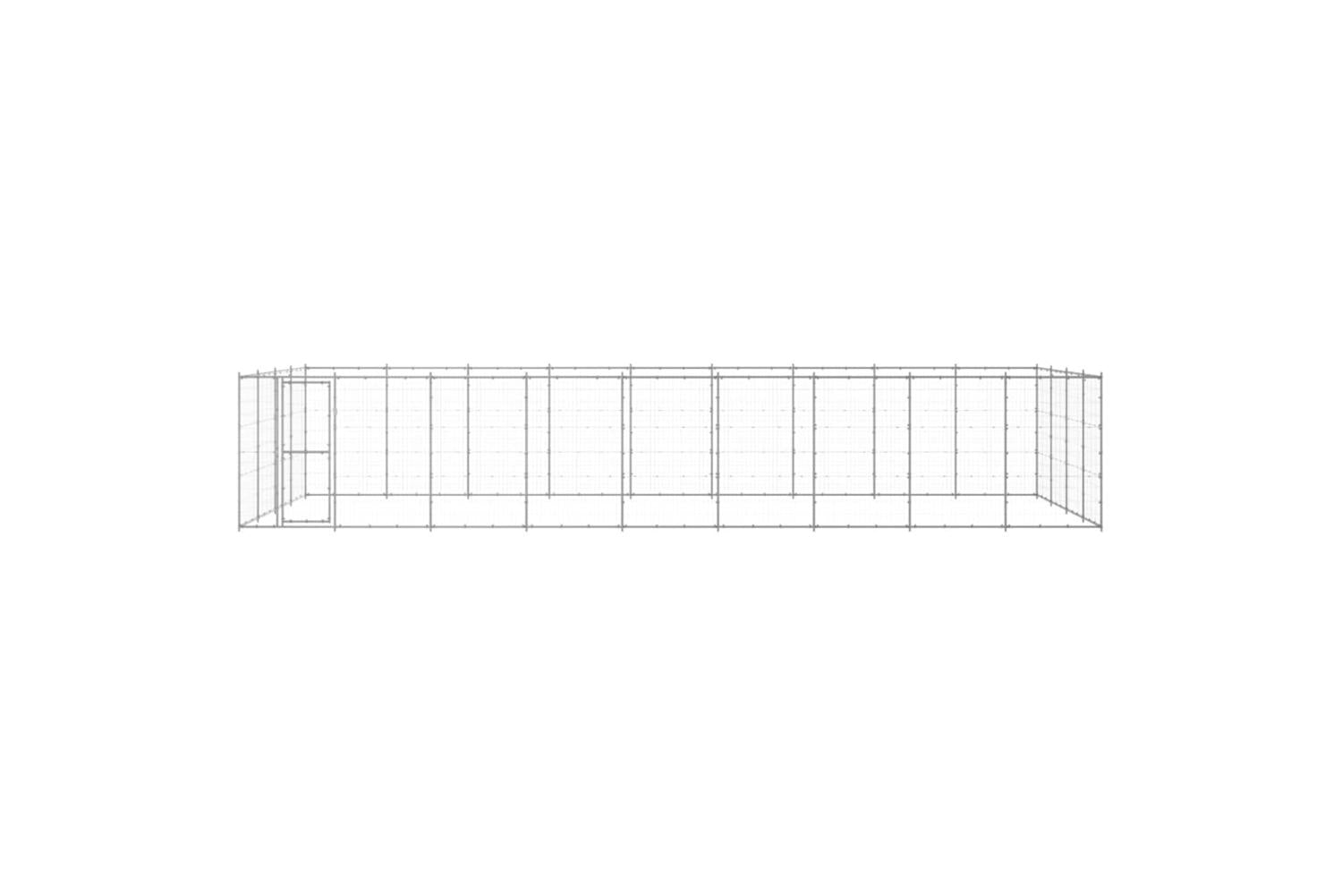 Outdoor Dog Kennel Galvanised Steel 4356 M-2