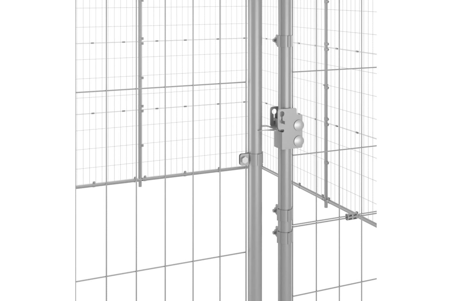 Outdoor Dog Kennel Galvanised Steel 4356 M-5