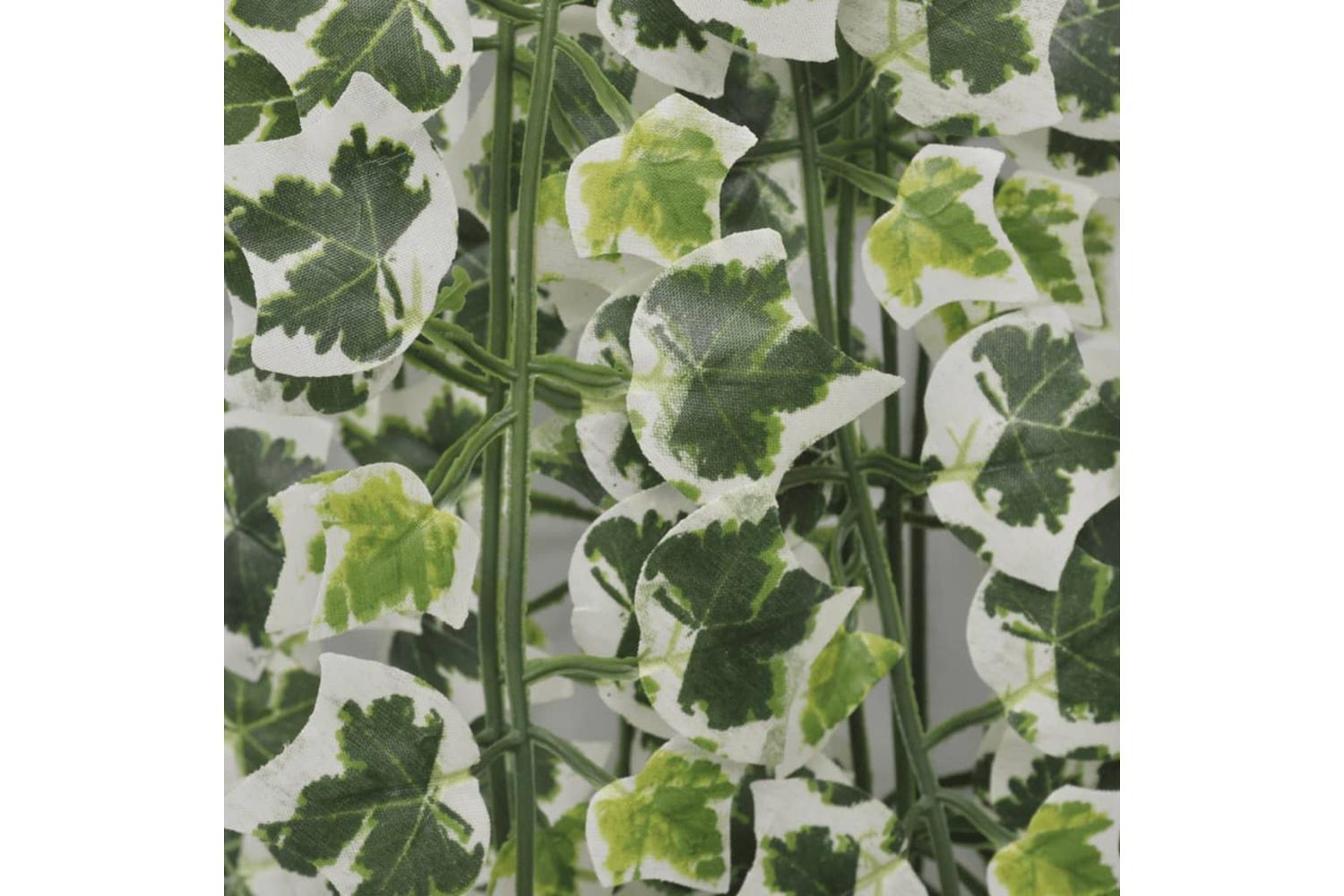 2 Pcs Artificial Ivy Bush 90 Cm Variegated-2