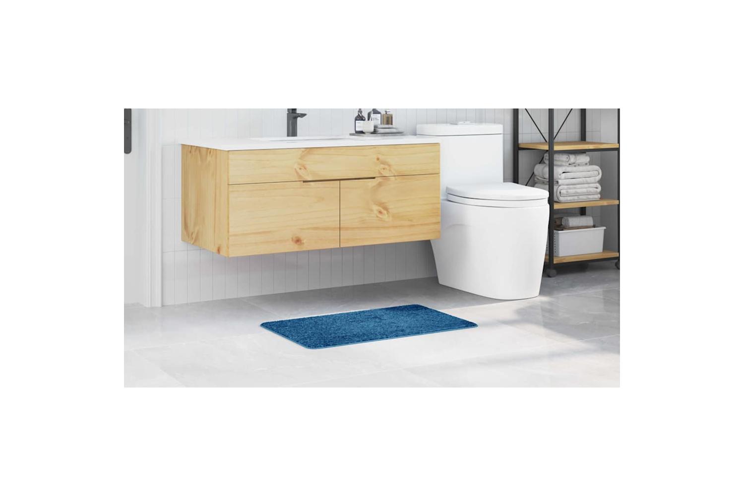 Anti-slip Bath Mat Blue 50 X 80 Cm Pp-4