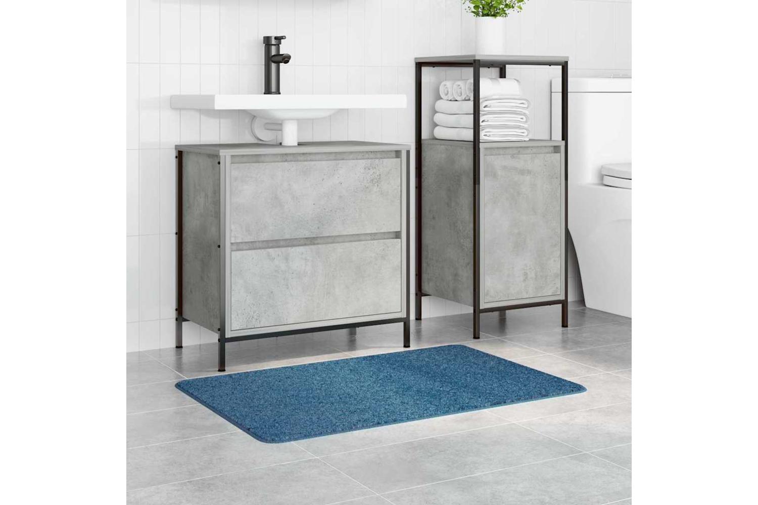 Anti-slip Bath Mat Blue 60 X 90 Cm Pp-3