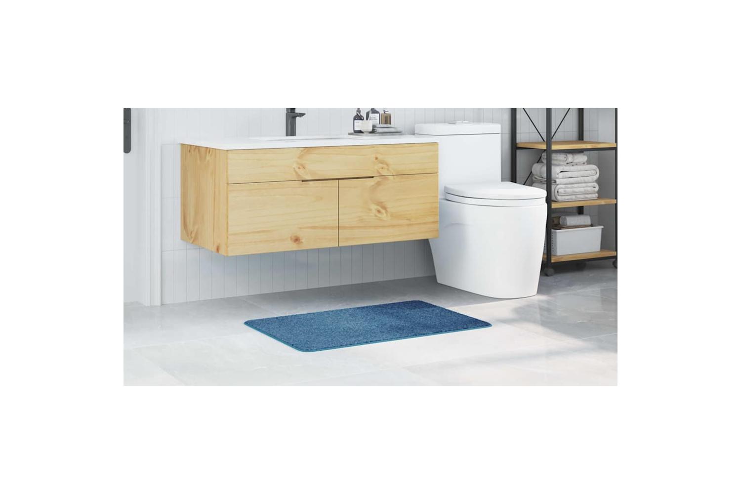 Anti-slip Bath Mat Blue 60 X 90 Cm Pp-4