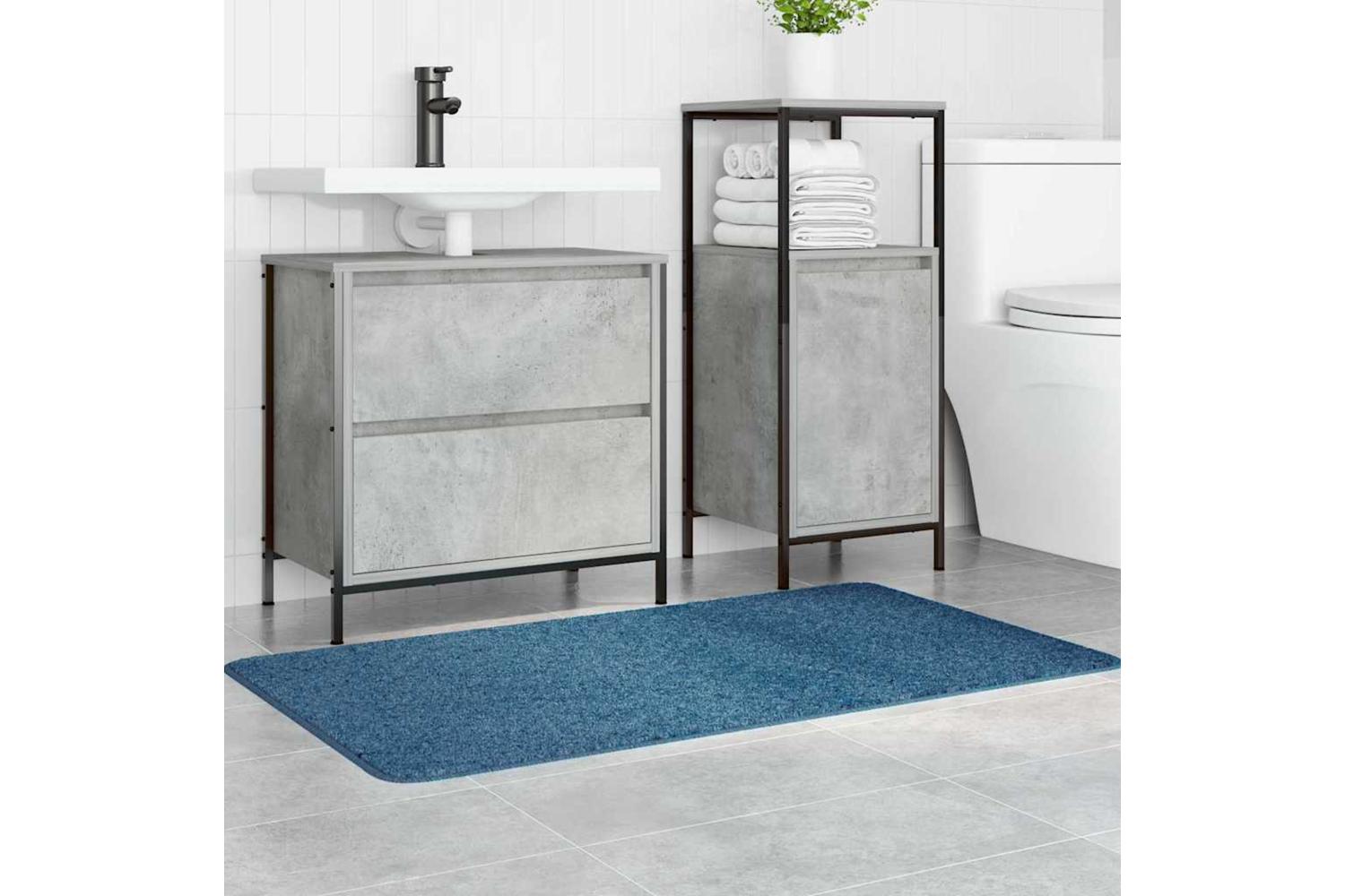 Anti-slip Bath Mat Blue 70 X 120 Cm Pp-3