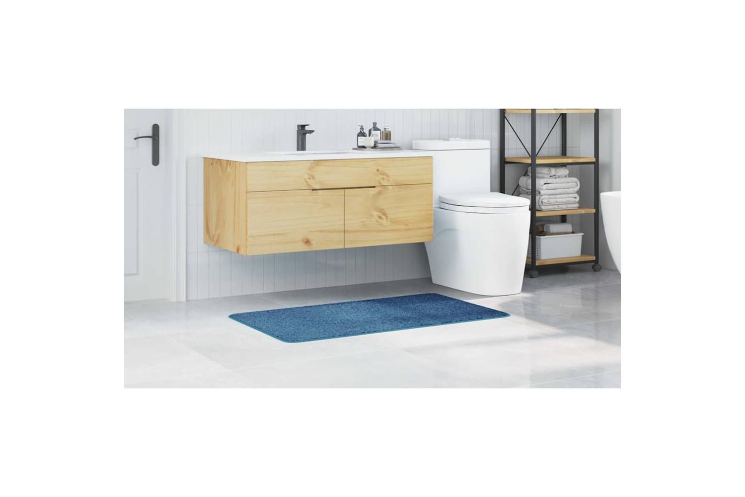 Anti-slip Bath Mat Blue 70 X 120 Cm Pp-4