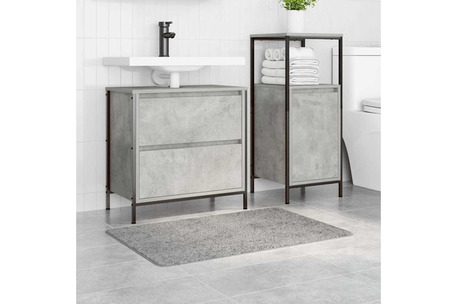 Anti-slip Bath Mat Grey 60 X 90 Cm Pp-3