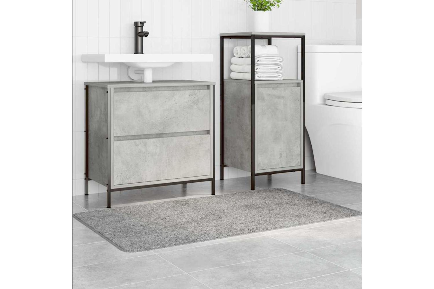 Anti-slip Bath Mat Grey 70 X 120 Cm Pp-3