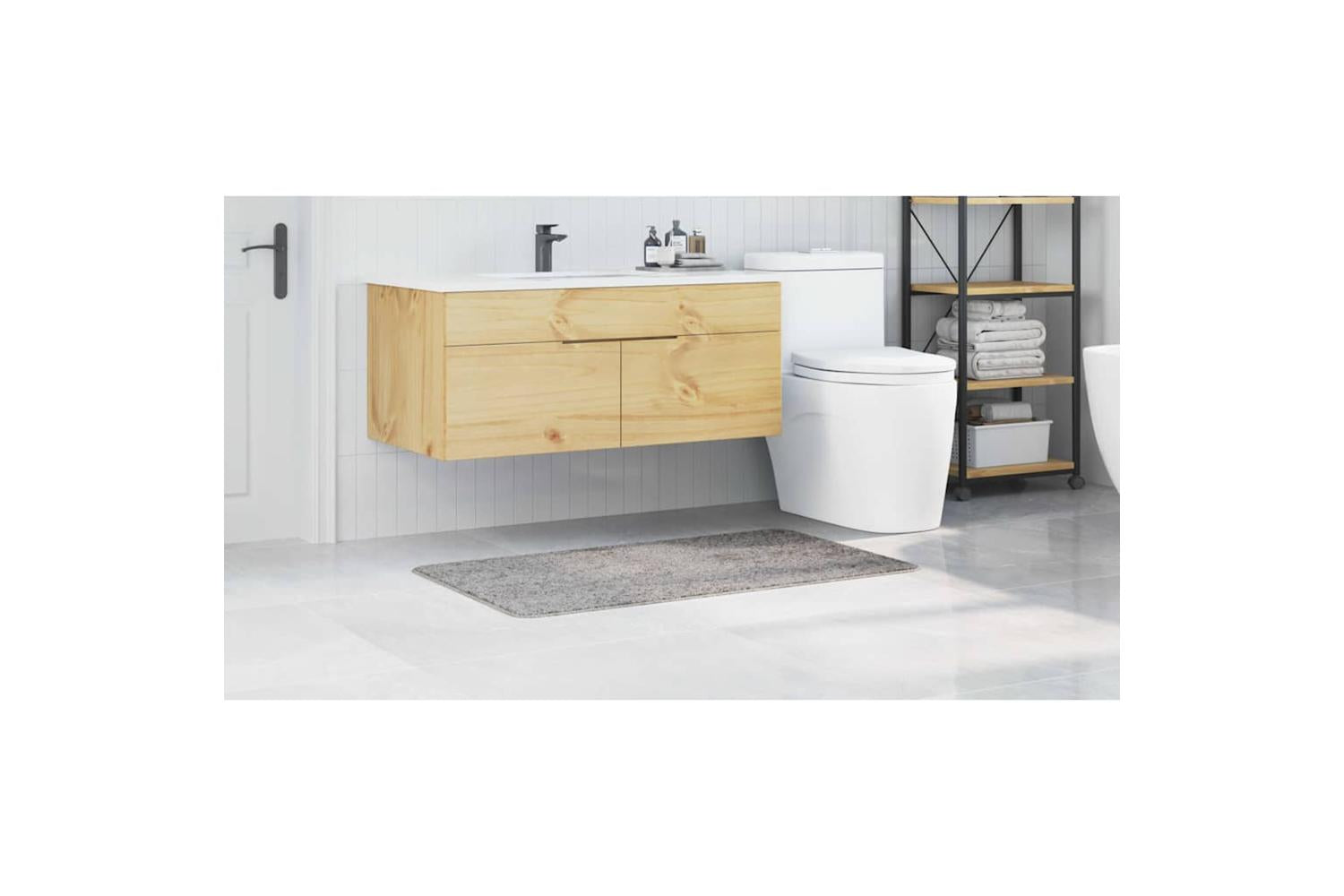 Anti-slip Bath Mat Grey 70 X 120 Cm Pp-4