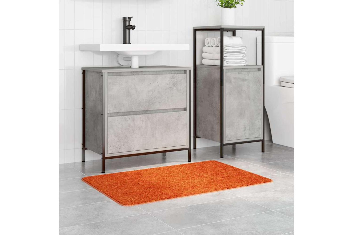 Anti-slip Bath Mat Orange 60 X 90 Cm Pp-3