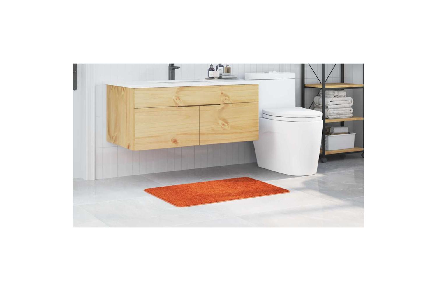 Anti-slip Bath Mat Orange 60 X 90 Cm Pp-4