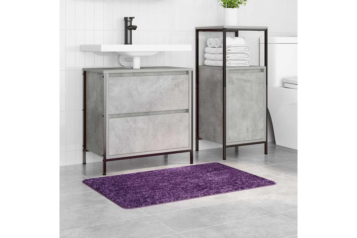 Anti-slip Bath Mat Purple 60 X 90 Cm Pp-3