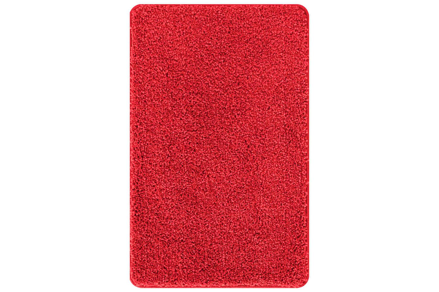 Anti-slip Bath Mat Red 60 X 90 Cm Pp
