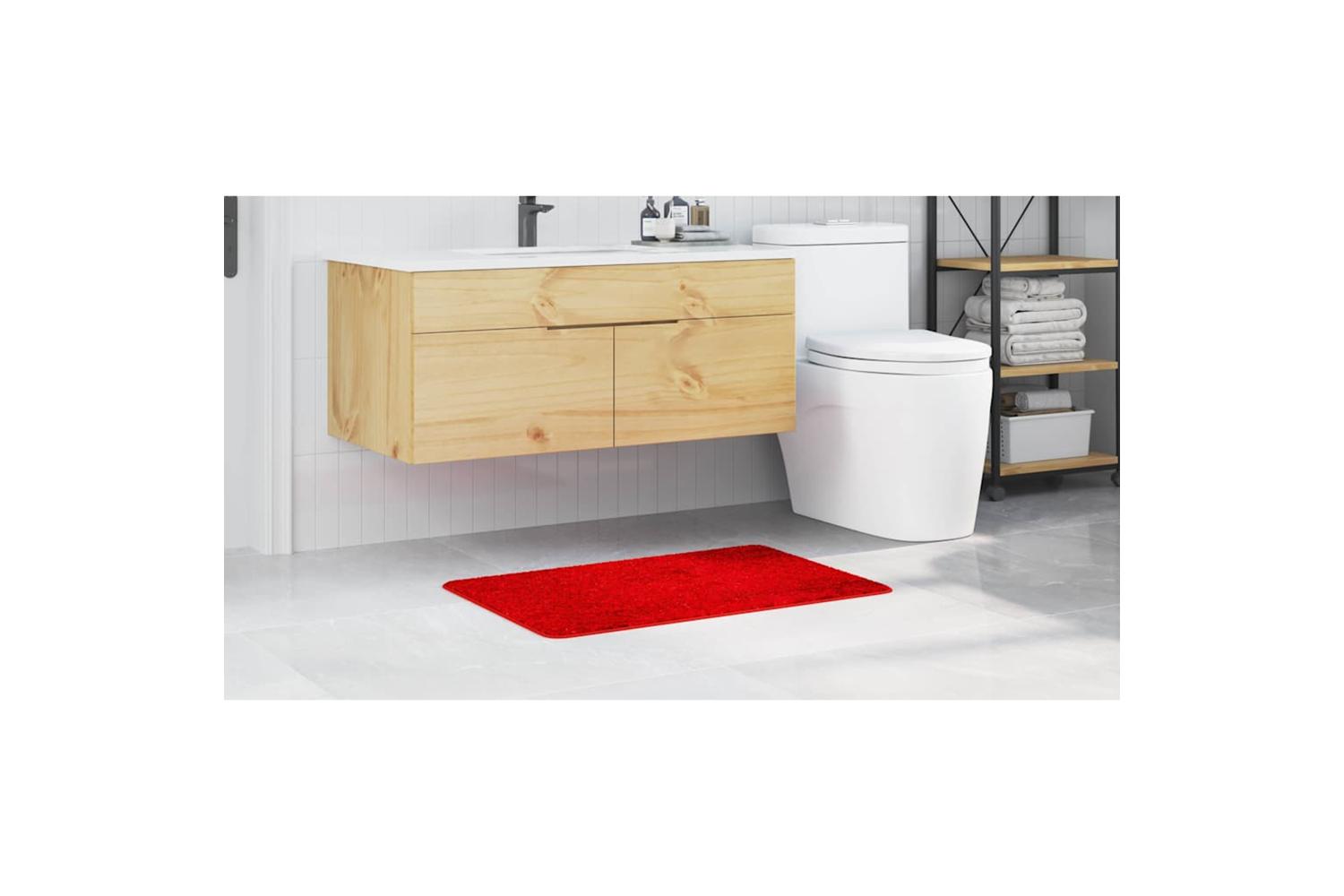 Anti-slip Bath Mat Red 60 X 90 Cm Pp-4