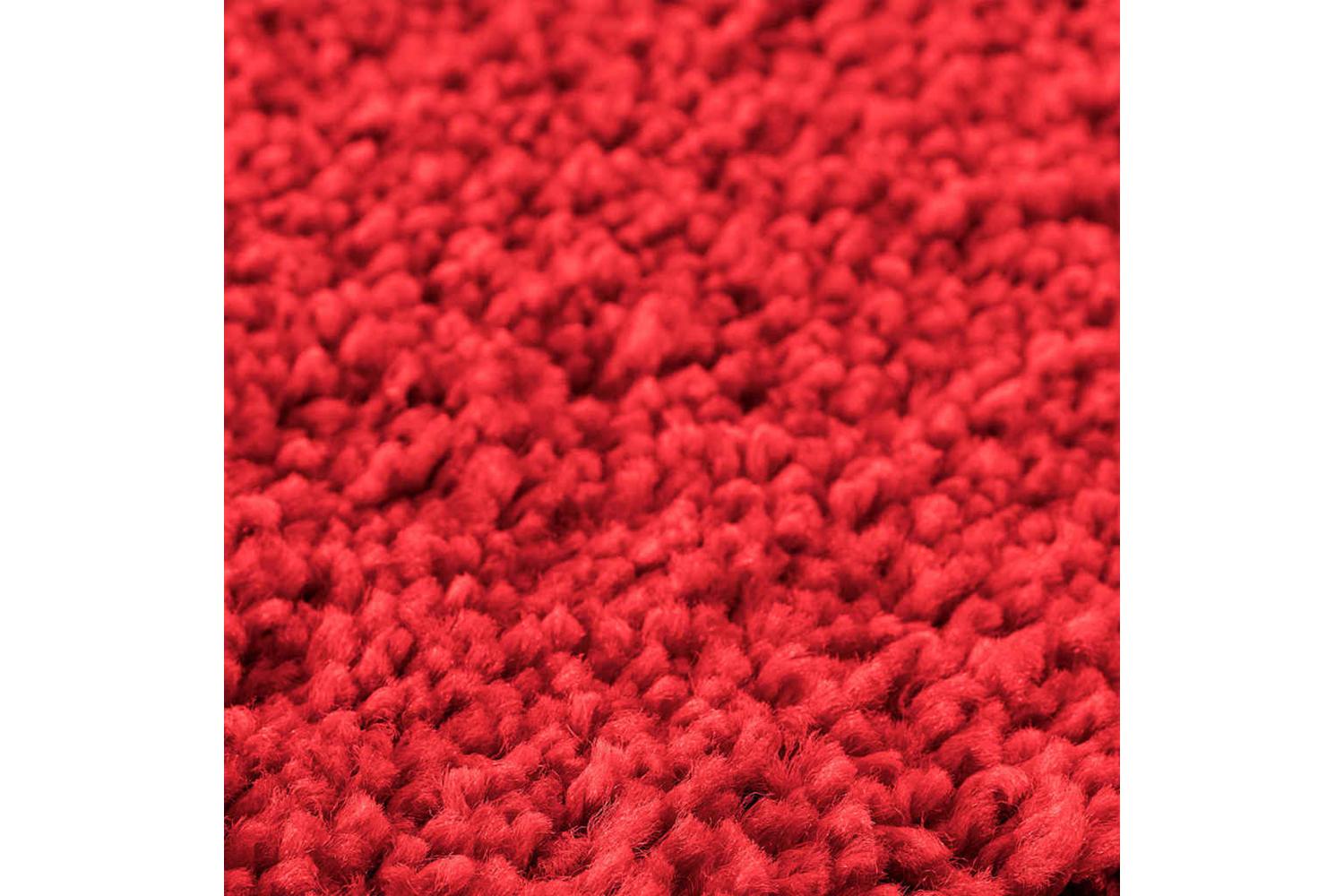 Anti-slip Bath Mat Set 2 Pcs Red Pp-8