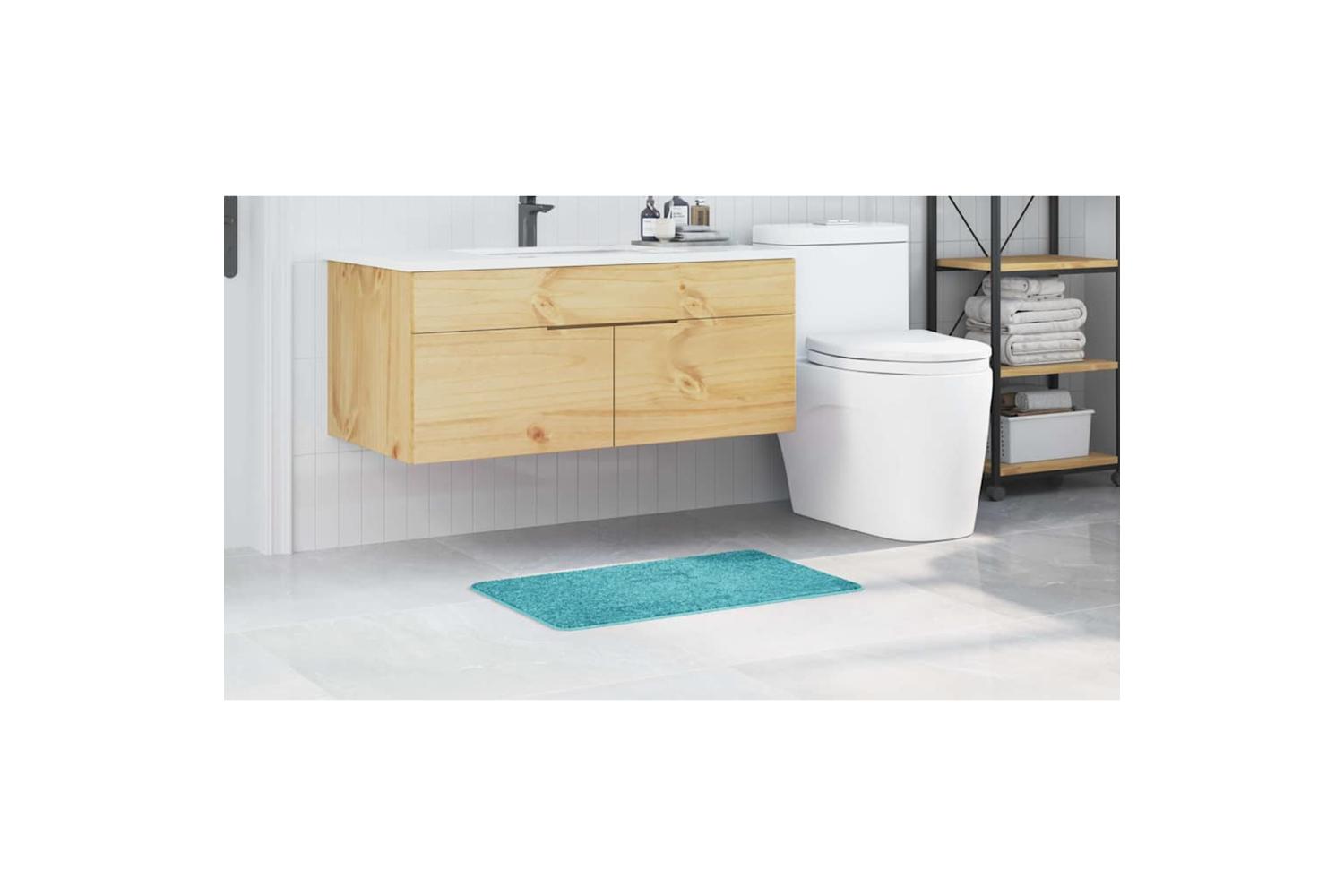 Anti-slip Bath Mat Turquoise 50 X 80 Cm Pp-4