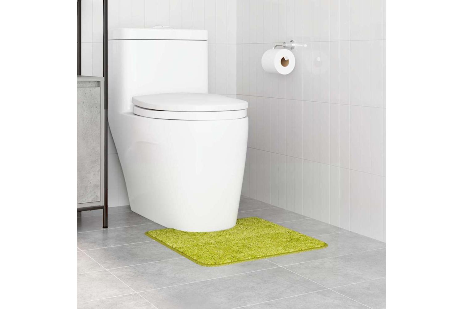 Anti-slip Bath Mat With Toilet Cut Green 50 X 50 Cm Pp-3