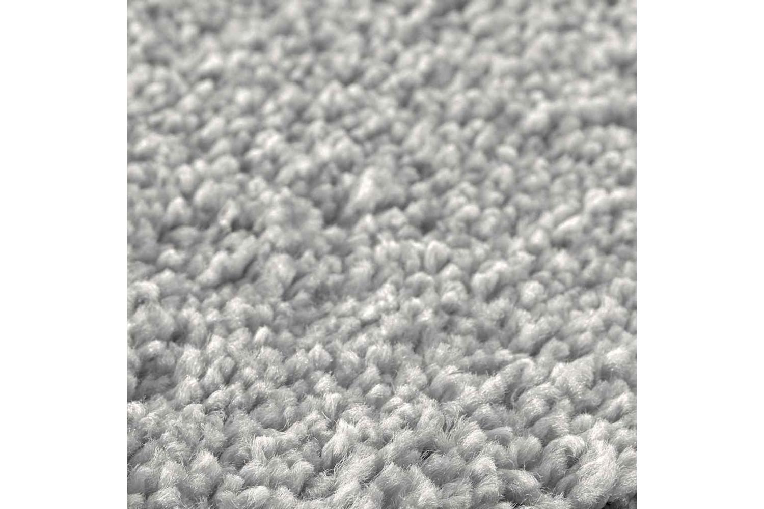 Anti-slip Bath Mat With Toilet Cut Grey 50 X 50 Cm Pp-6