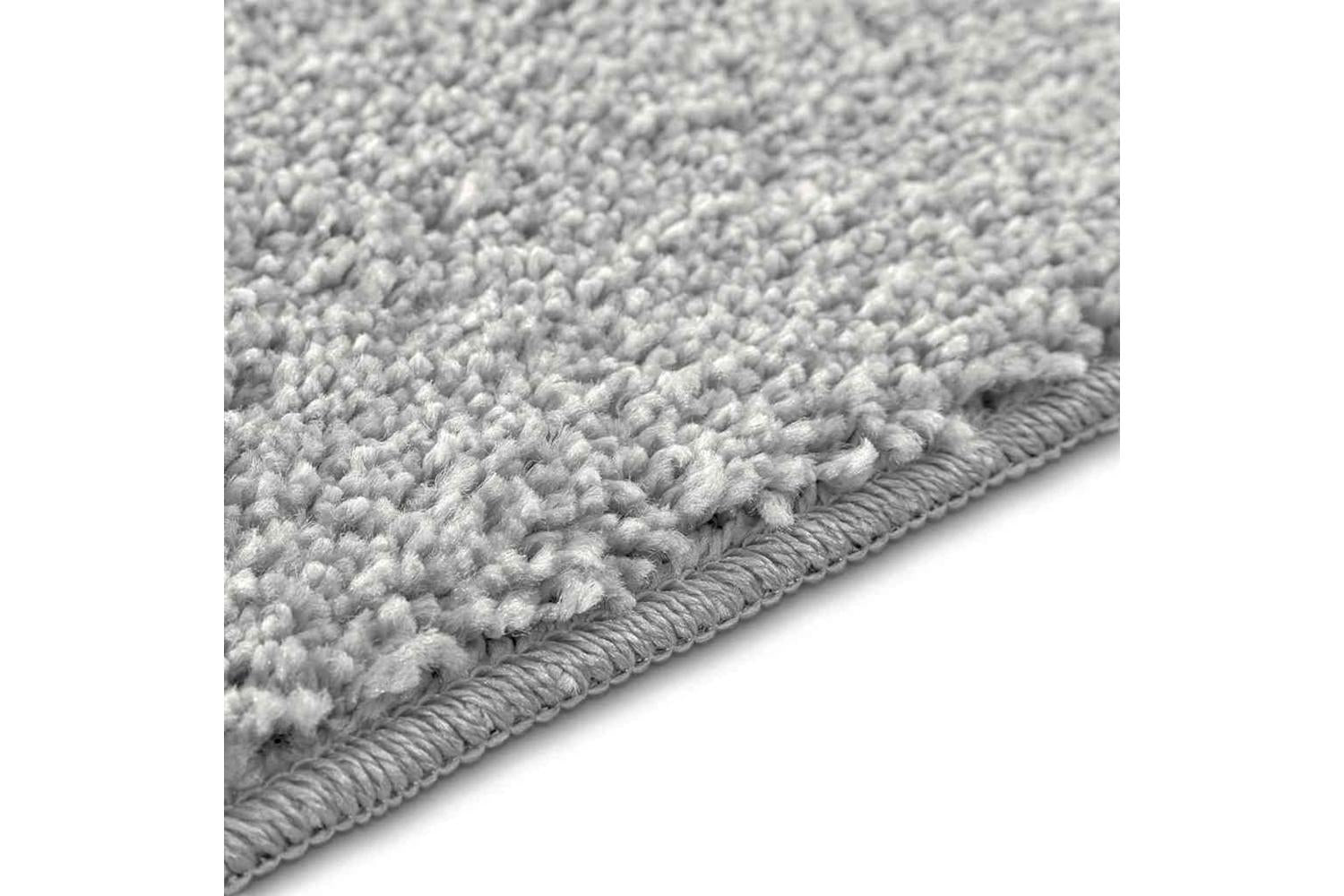 Anti-slip Bath Mat With Toilet Cut Grey 50 X 50 Cm Pp-7